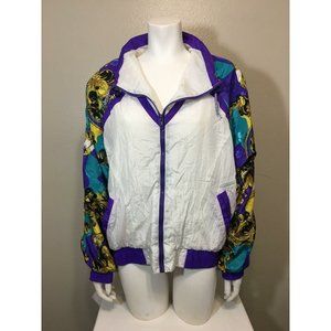 Forteza RiverEdge Vintage Windbreaker Jacket Gotti Large Purple